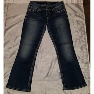 Silver Suki Jeans Western Glove Works Women's‎ W 30 #403